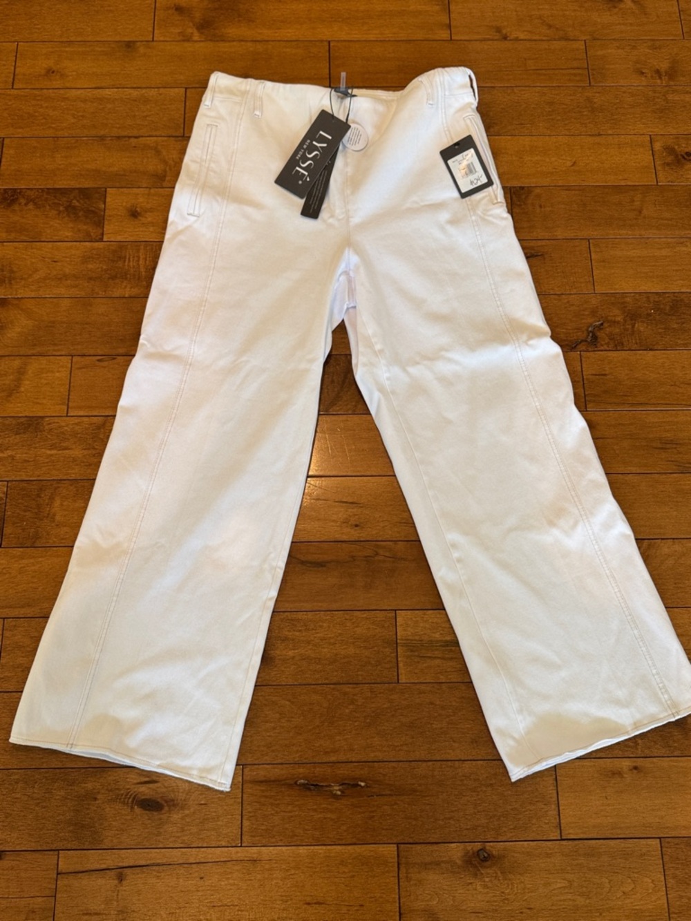 Lysse Crisp White Cropped Straight Jeans